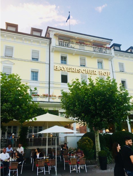  Hotel Bayericher Hof onde ficamos hospedados em Lindau - Alemanha