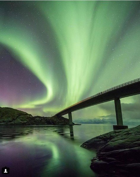 Aurora Boreal. Foto - @ig_auroraborealis2