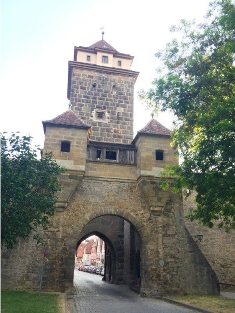 Fortaleza ao redor da cidade de Rothenburg - Town Walls