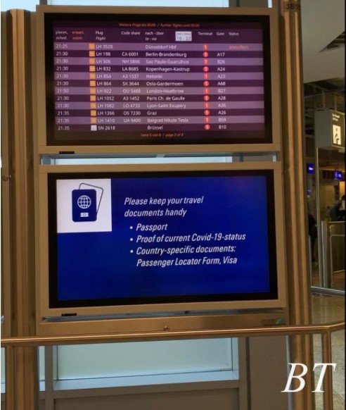 aeroporto de Frankfurt